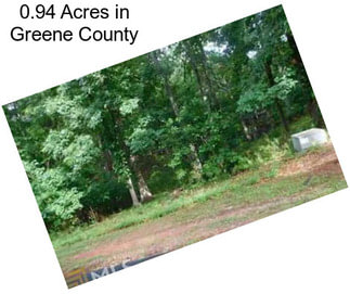 0.94 Acres in Greene County