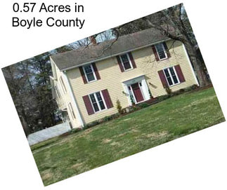 0.57 Acres in Boyle County