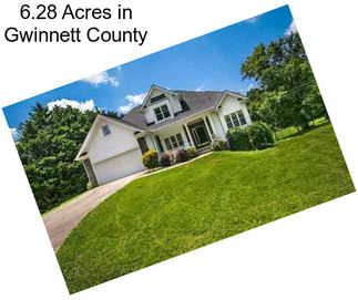 6.28 Acres in Gwinnett County