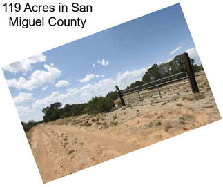 119 Acres in San Miguel County