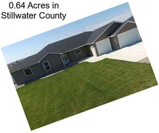 0.64 Acres in Stillwater County