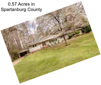 0.57 Acres in Spartanburg County