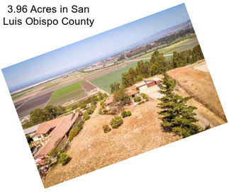 3.96 Acres in San Luis Obispo County