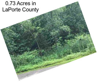 0.73 Acres in LaPorte County