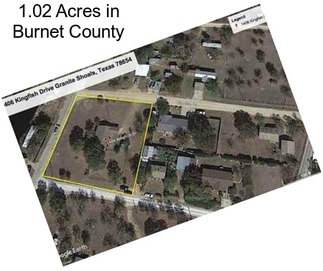 1.02 Acres in Burnet County