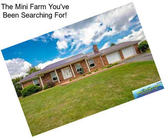 The Mini Farm You\'ve Been Searching For!