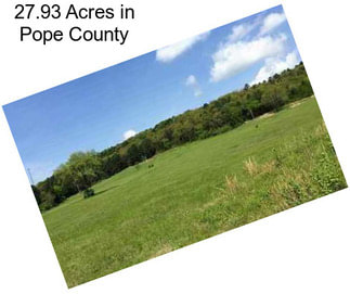 27.93 Acres in Pope County