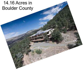 14.16 Acres in Boulder County
