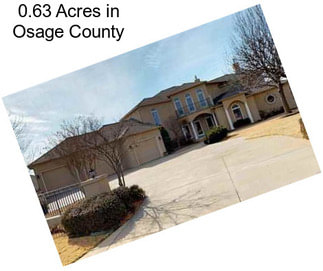 0.63 Acres in Osage County