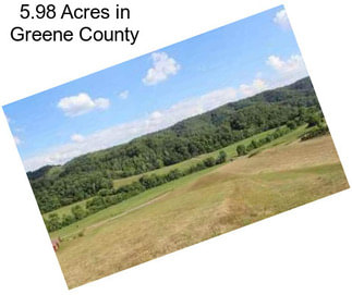 5.98 Acres in Greene County