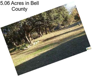 5.06 Acres in Bell County