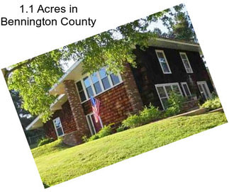 1.1 Acres in Bennington County