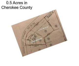 0.5 Acres in Cherokee County