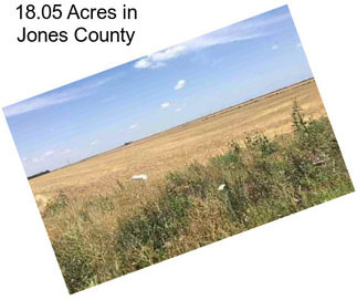 18.05 Acres in Jones County