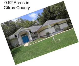 0.52 Acres in Citrus County