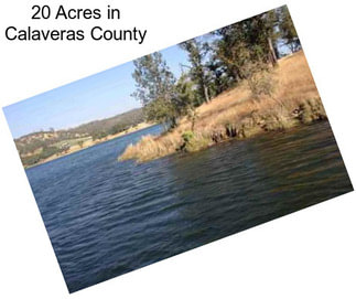 20 Acres in Calaveras County