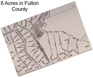 6 Acres in Fulton County