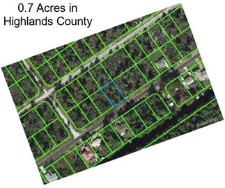 0.7 Acres in Highlands County