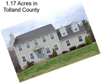 1.17 Acres in Tolland County