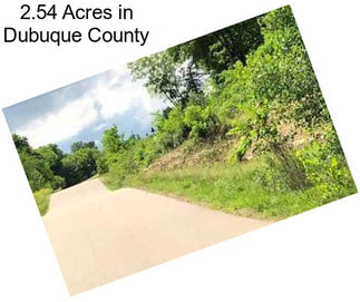 2.54 Acres in Dubuque County