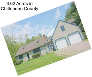 3.02 Acres in Chittenden County