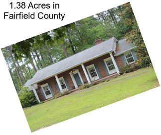 1.38 Acres in Fairfield County