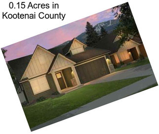 0.15 Acres in Kootenai County
