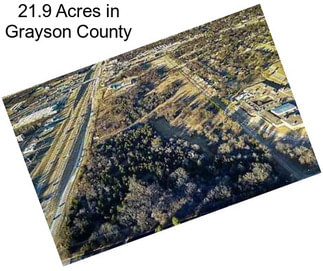 21.9 Acres in Grayson County