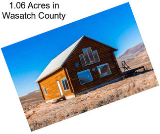 1.06 Acres in Wasatch County