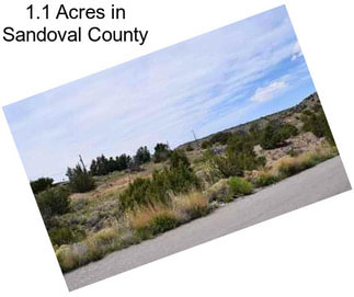 1.1 Acres in Sandoval County