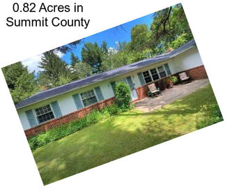 0.82 Acres in Summit County