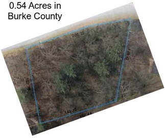 0.54 Acres in Burke County