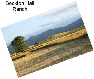Beckton Hall Ranch