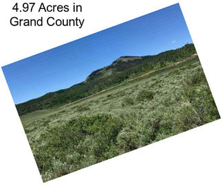 4.97 Acres in Grand County