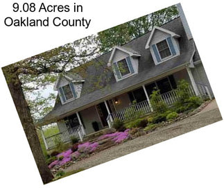 9.08 Acres in Oakland County