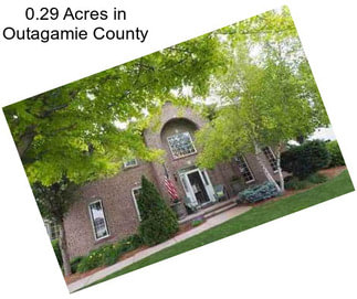 0.29 Acres in Outagamie County