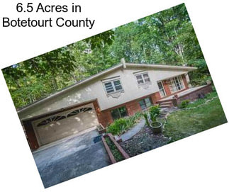 6.5 Acres in Botetourt County