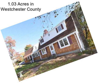 1.03 Acres in Westchester County