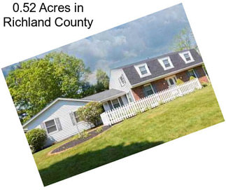 0.52 Acres in Richland County