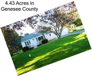 4.43 Acres in Genesee County