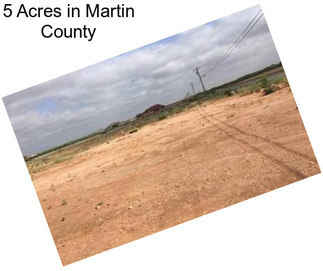 5 Acres in Martin County