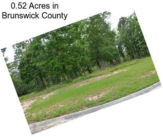 0.52 Acres in Brunswick County