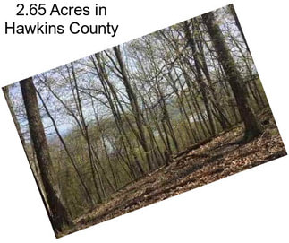2.65 Acres in Hawkins County