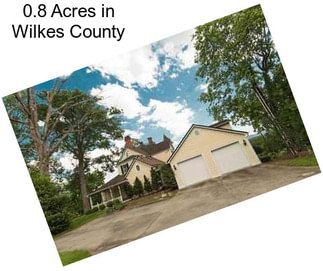 0.8 Acres in Wilkes County