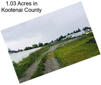 1.03 Acres in Kootenai County
