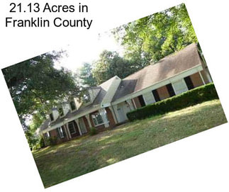 21.13 Acres in Franklin County