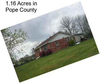 1.16 Acres in Pope County