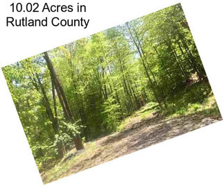 10.02 Acres in Rutland County