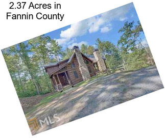 2.37 Acres in Fannin County