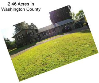 2.46 Acres in Washington County